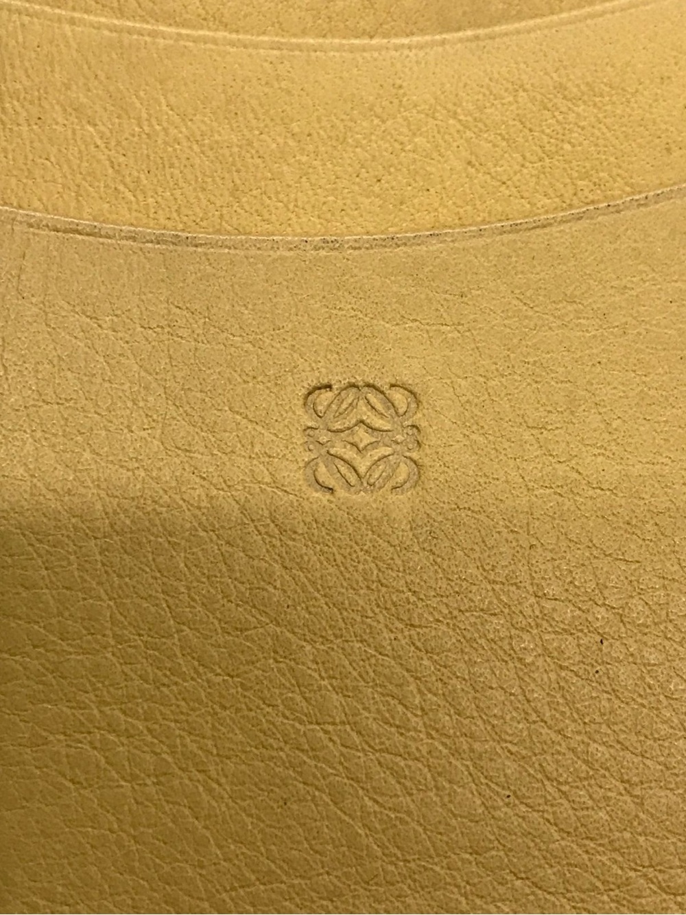 Loewe Vintage Mustard Yellow Leather Continental Wallet Snap Closure - Picture 13 of 15
